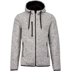 Proact Mens Heather  Jacket / Light Grey Melange